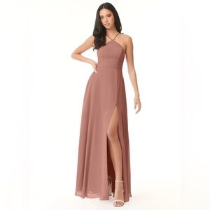 Azazie Bailey dress in Cedar rose